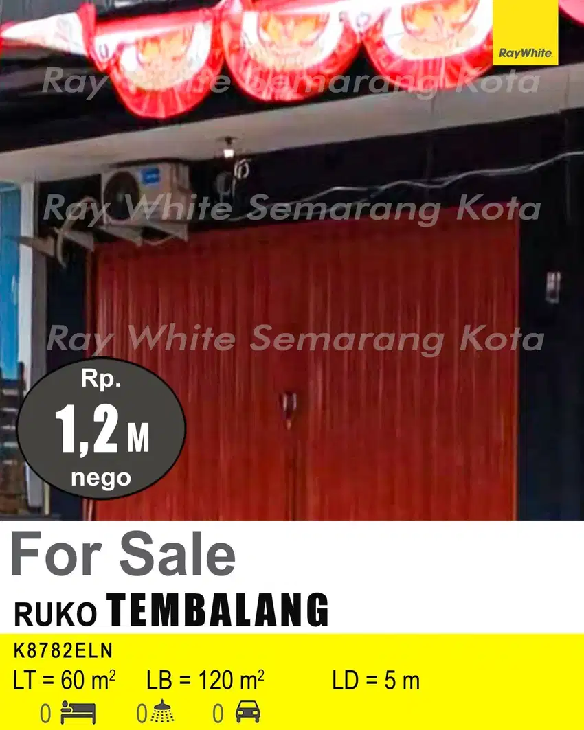 DIJUAL RUKO DI TEMBALANG K8782