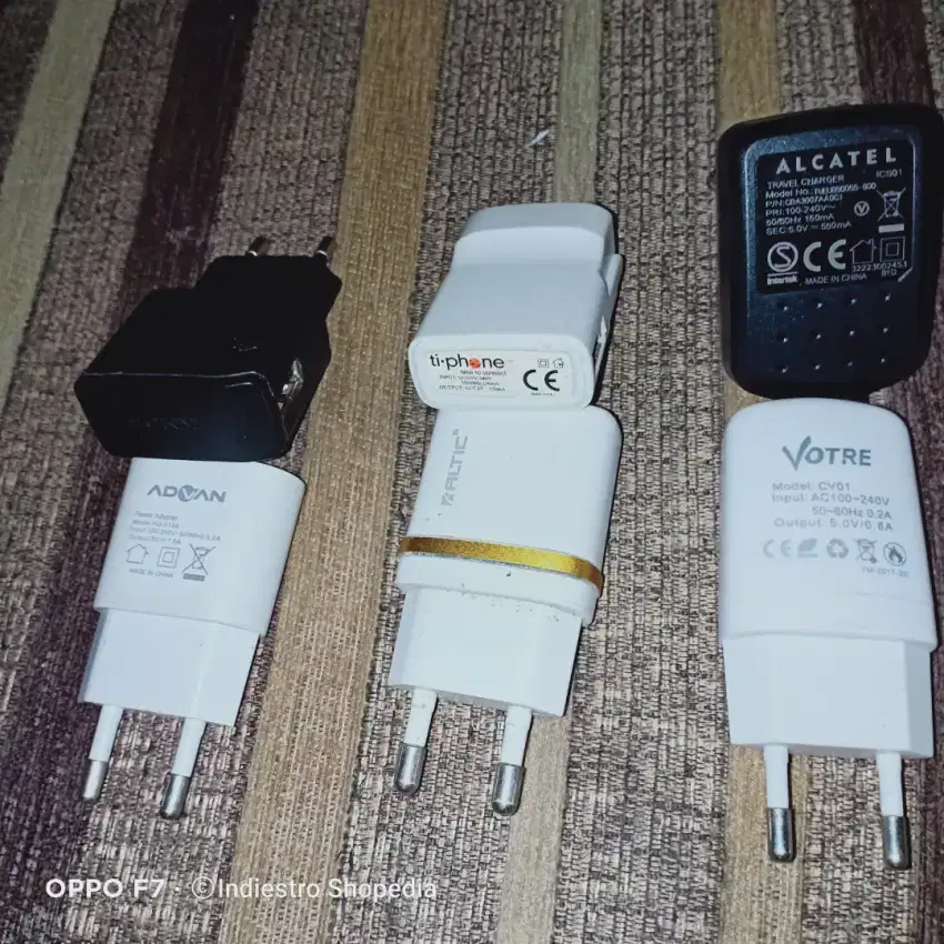 Batok Charger HP 5V Jadul Merk China & Branded Ori