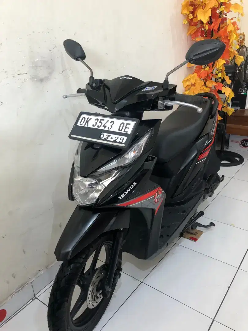 Honda Beat Eco 2017 Black Mulus!!