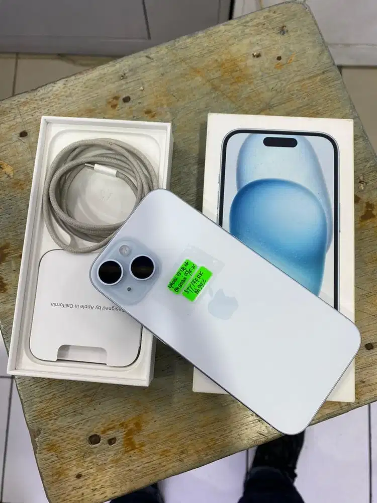 SECOND IPHONE 15 128 IBOX MASIH GARANSI PANJANG