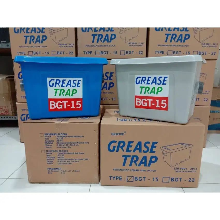 Grease Trap Kapasitas 15 Liter ( Penjebak lemak washtafel )