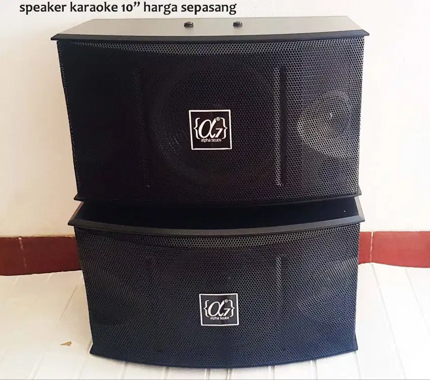 SPEAKER KARAOKE 10 INCHI  harga sepasang 1.2juta   TOKO KARAOKE area p