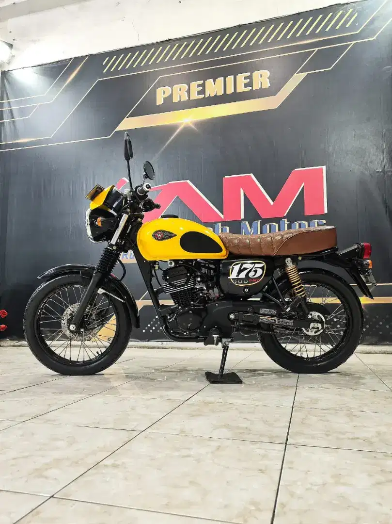 Kawasaki W175 Cafe Yellow Th 2019 gaspol clasic asik surat panjang