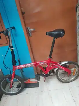 Jual sepeda lipat doesbike ukuran 16 masih bagus