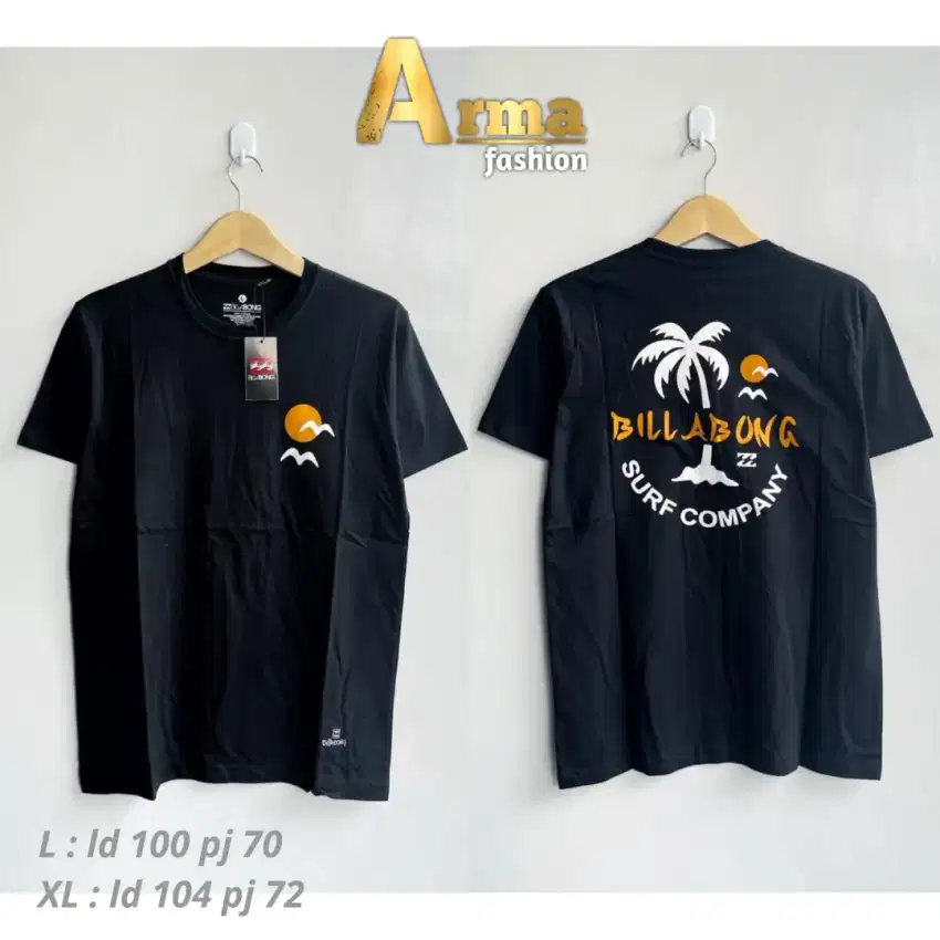 Kaos BILLABONG warna hitam