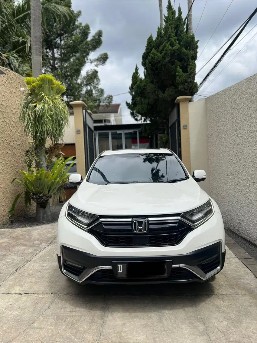 Honda CRV Turbo prestige sensing 2021 km 26rb putih