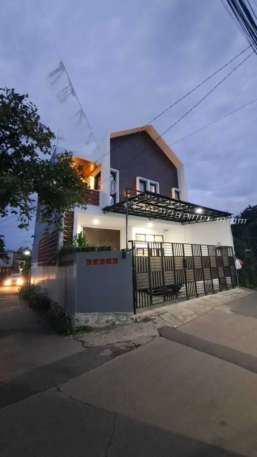 DIJUAL RUMAH MODERN MINIMALIS SEMI FURNISH DI JATILUHUR JATIASIH BEKAS