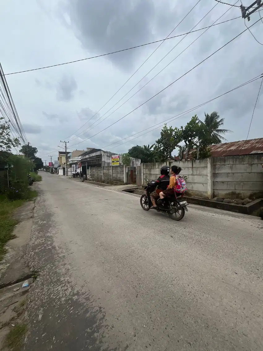 Jual tanah murah siap bangun pinggir jalan sako dekat indogrosir