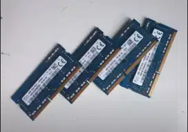 Memory ram sodim ddr3 4gb 4 keping dan ram pc ddr4 4gb 1 keping