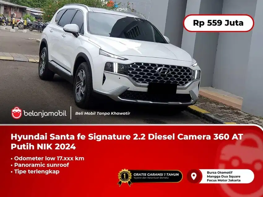 NIK 2024 !! HYUNDAI SANTAFE SANTA FE SIGNATURE DIESEL 2024 PUTIH