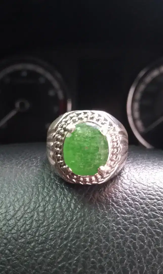 Cincin Permata Zamrud /Zamrud kalimantan/Zamrud