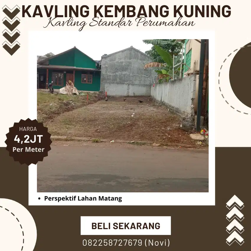 Tanah Kavling Dapat Legalitas SHM, Daerah Klapanunggal Harga 4,2Jt/M2