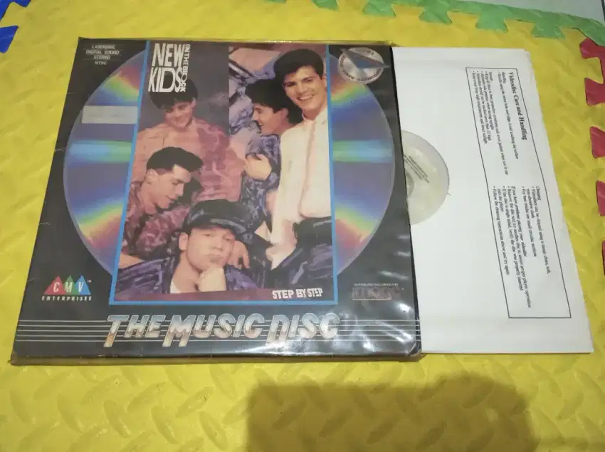 New Kids On The Block Album Laser Disc Ori