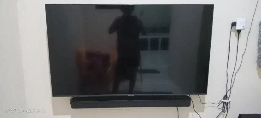 dijual smart tv samsung 50 inch & soundbar SONY harga 5jt nego