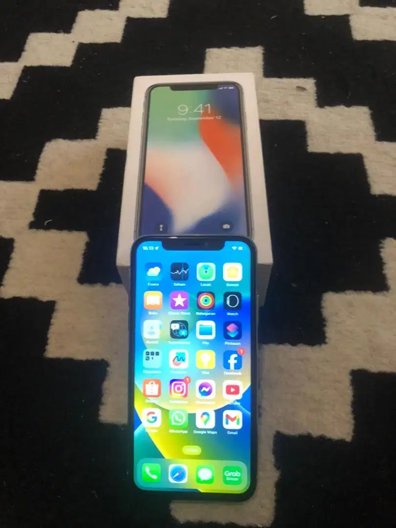 Iphone X 256gb white All operator ex inter Face id on true tone on