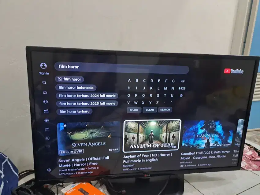 Tv LG plasma 42in belum android