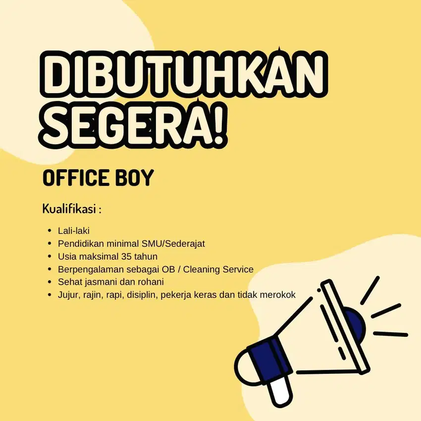 Lowongan Office Boy