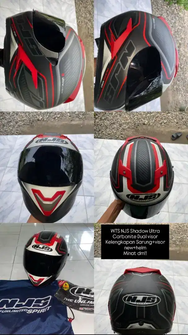 Helm NJS Shadow Ultra Carbonite