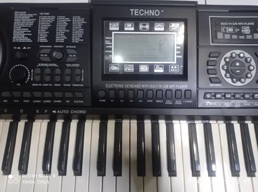 Jual keyboard teckno T-9800ig2 mulus