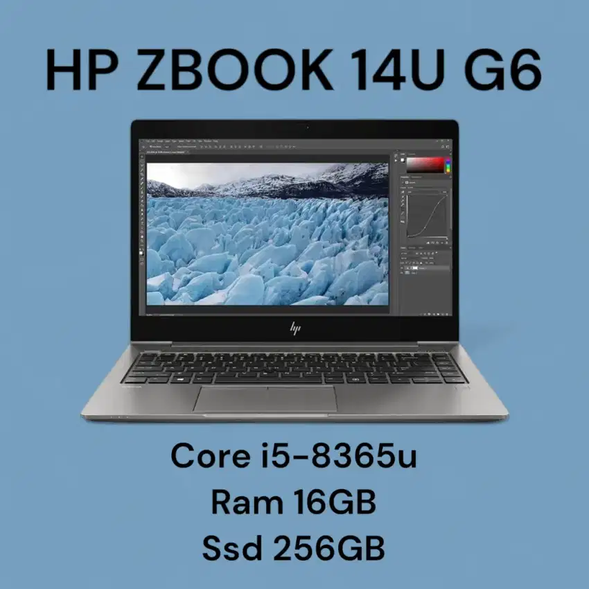 Hp Zbook 14u Core i5 Gen8 Ram 16GB Ssd 256GB