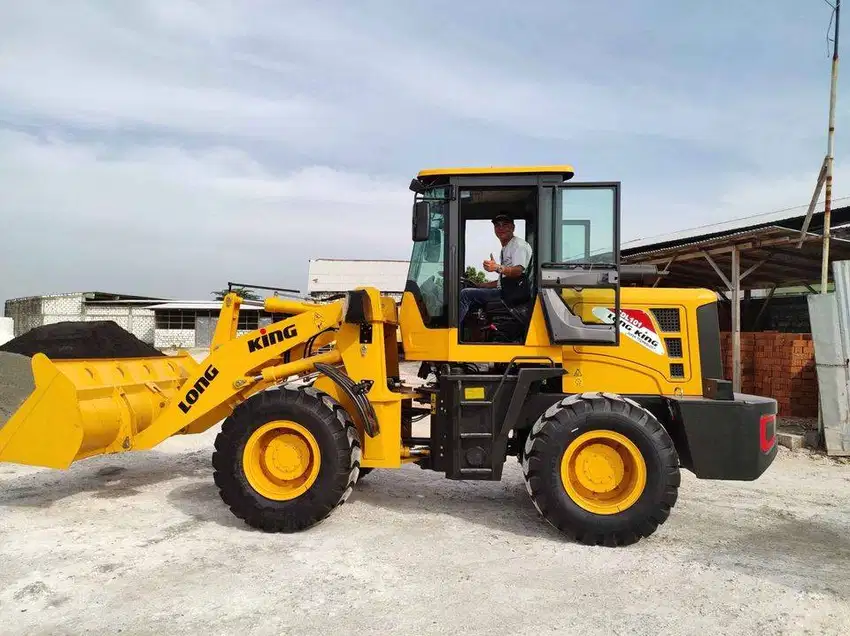 Ready Stock New Wheel Loader China Murah Tangguh Kapasitas 1 - 3 Kubik