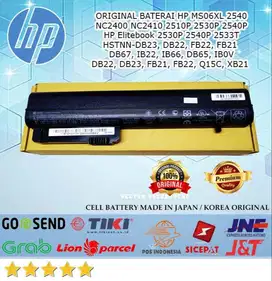 JUAL BATERAI LAPTOP HP TIPE 2530P 2540P 2400 NC2400