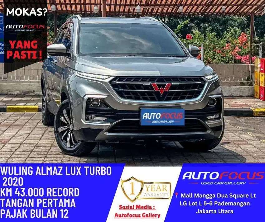 [Low Price] Tdp35JT Wuling Almaz 1.5 Lux Turbo CVT 7-Seater Nik 2020