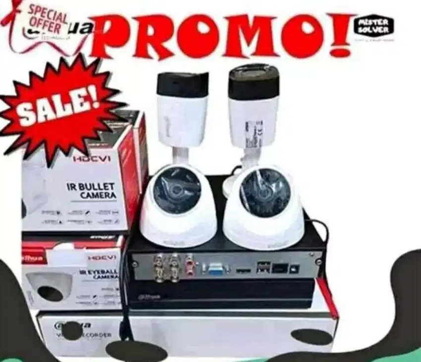 PAKET KAMERA CCTV MURAH GRATIS PASANG