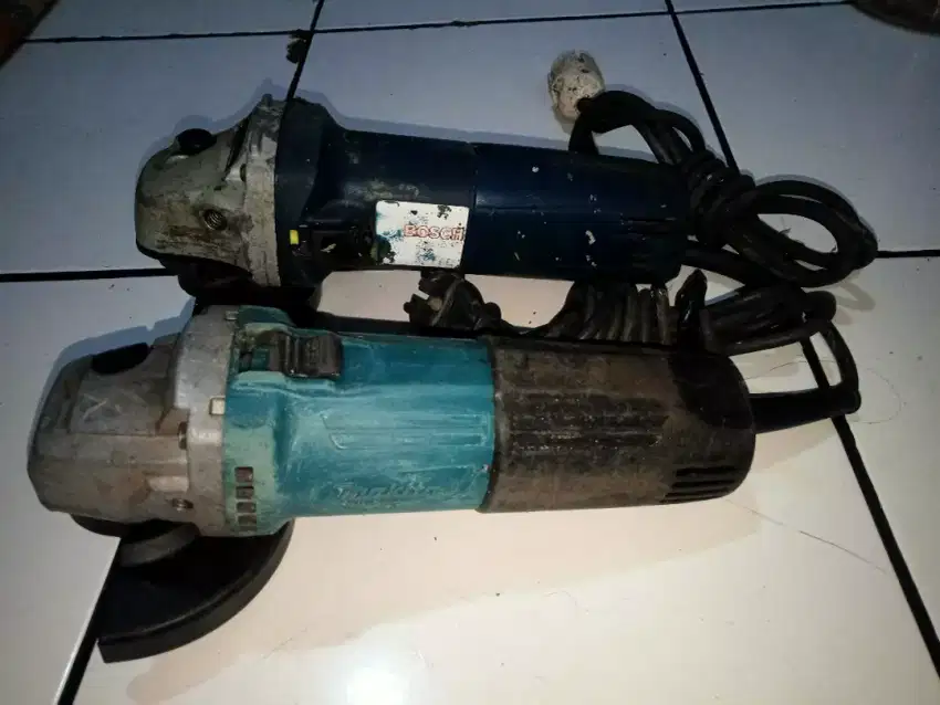 jual gerinda tangan merek bos dan makita