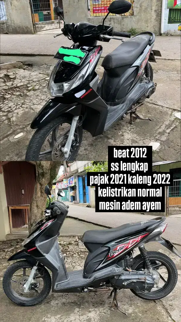 Beat 2012 SS lengkap