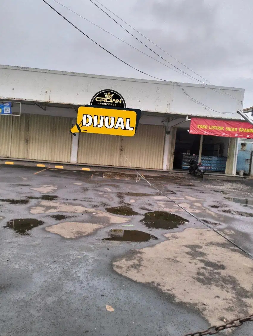 DIJUAL CEPAT BANGUNAN EX MINIMARKET DI MUSTIKASARI BEKASI