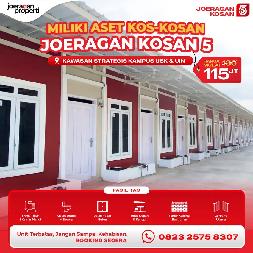 Jual Kos-Kosan Putri Mulai 1 Unit Area Kampus Unsyiah & UIN Banda Aceh