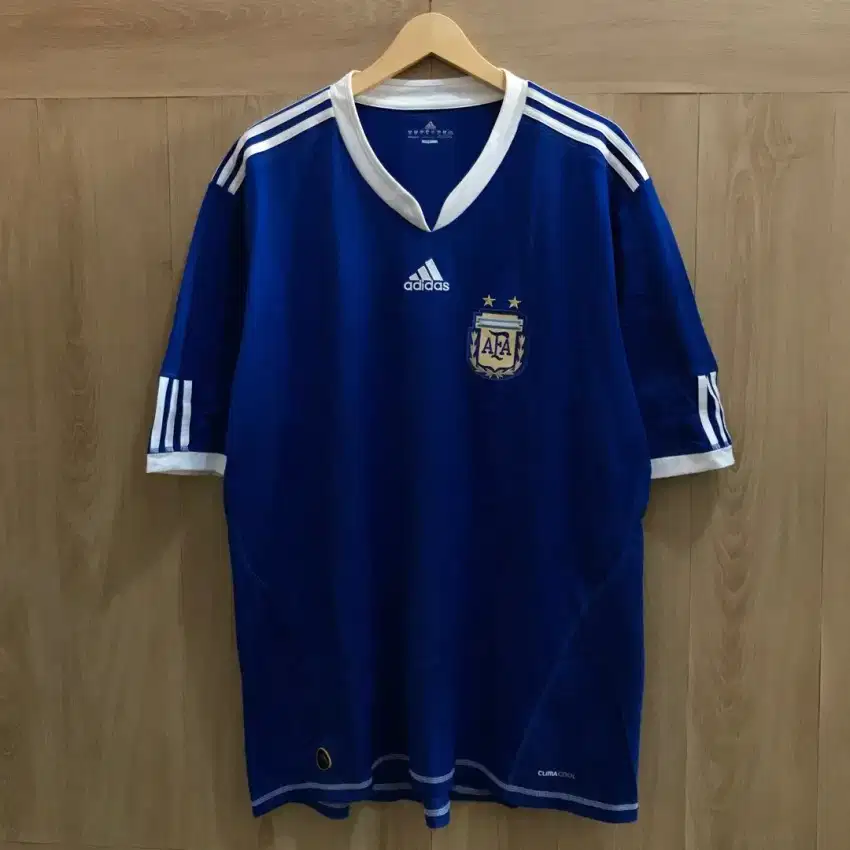 Jersey argentina afa away 2010 kaos bola football