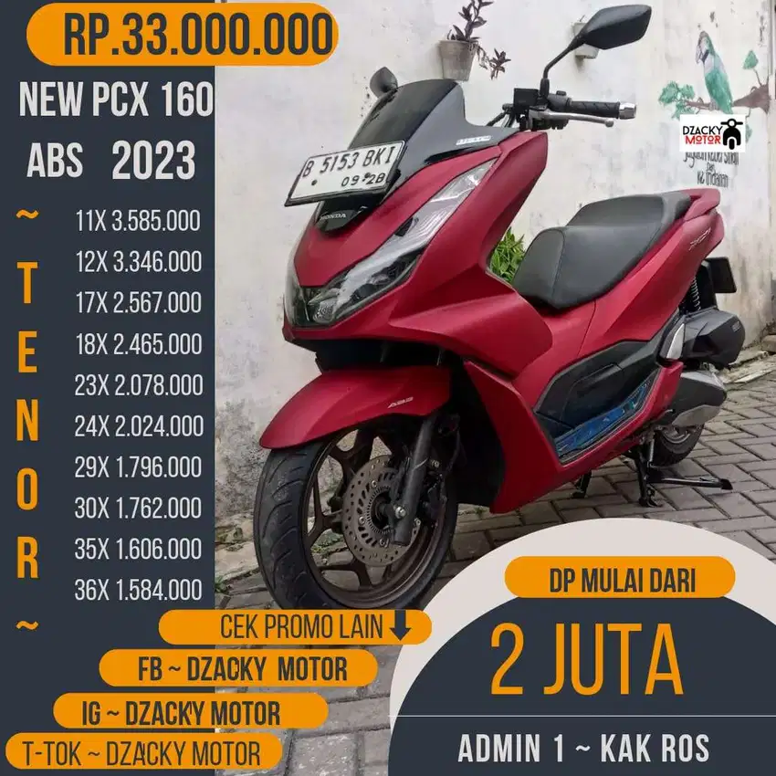 NEW PCX 160 ABS 2023 JUAL CASH CREDIT DP MULAI 2JTAN