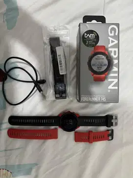 Garmin forunner 745 music red flame300003