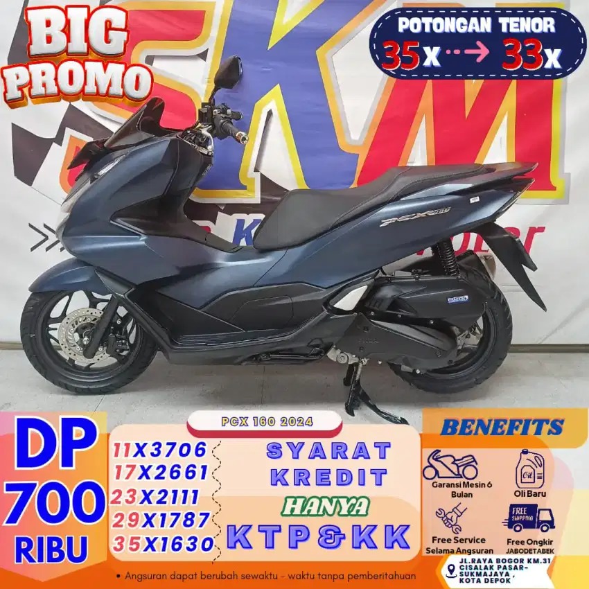 (bebas angsrn 2bln lngsng tnpa diundi) PCX 2024 cash credt