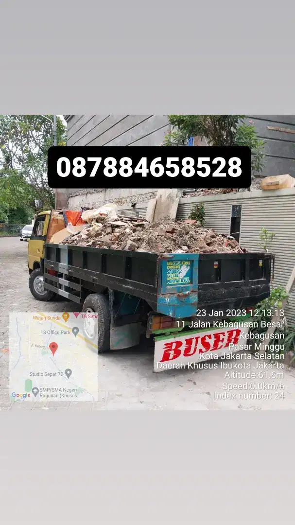 BUANG PUING SAMPAH PROYEK TANAH GALIAN