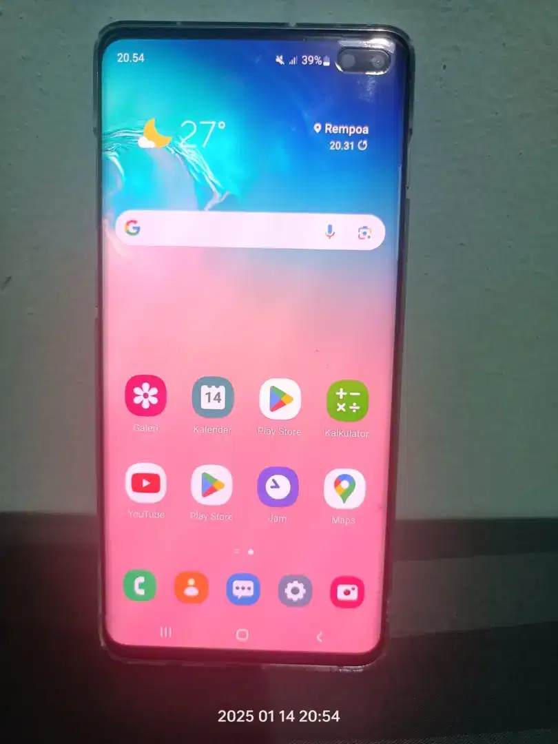 Samsung galaxy s10 plus normal