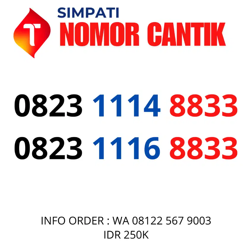 NOMOR CANTIK TELKOMSEL PERDANA SIMPATI NOMOR CANTIK SIMPATI