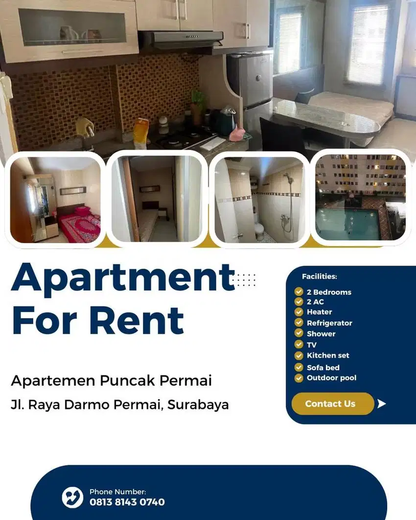 Apartemen Puncak Permai Full Furnish East Surabaya