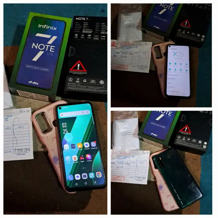 INFINIX NOTE 7 LITE 4/64 FULSET