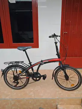 Sepeda Lipat Merk GENERATION ORI 7 SPEED MASIH BAGUS UK. 20 HRG NETT