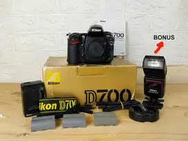 Nikon D700 Body Only Murmer Komplit Banyak Bonus