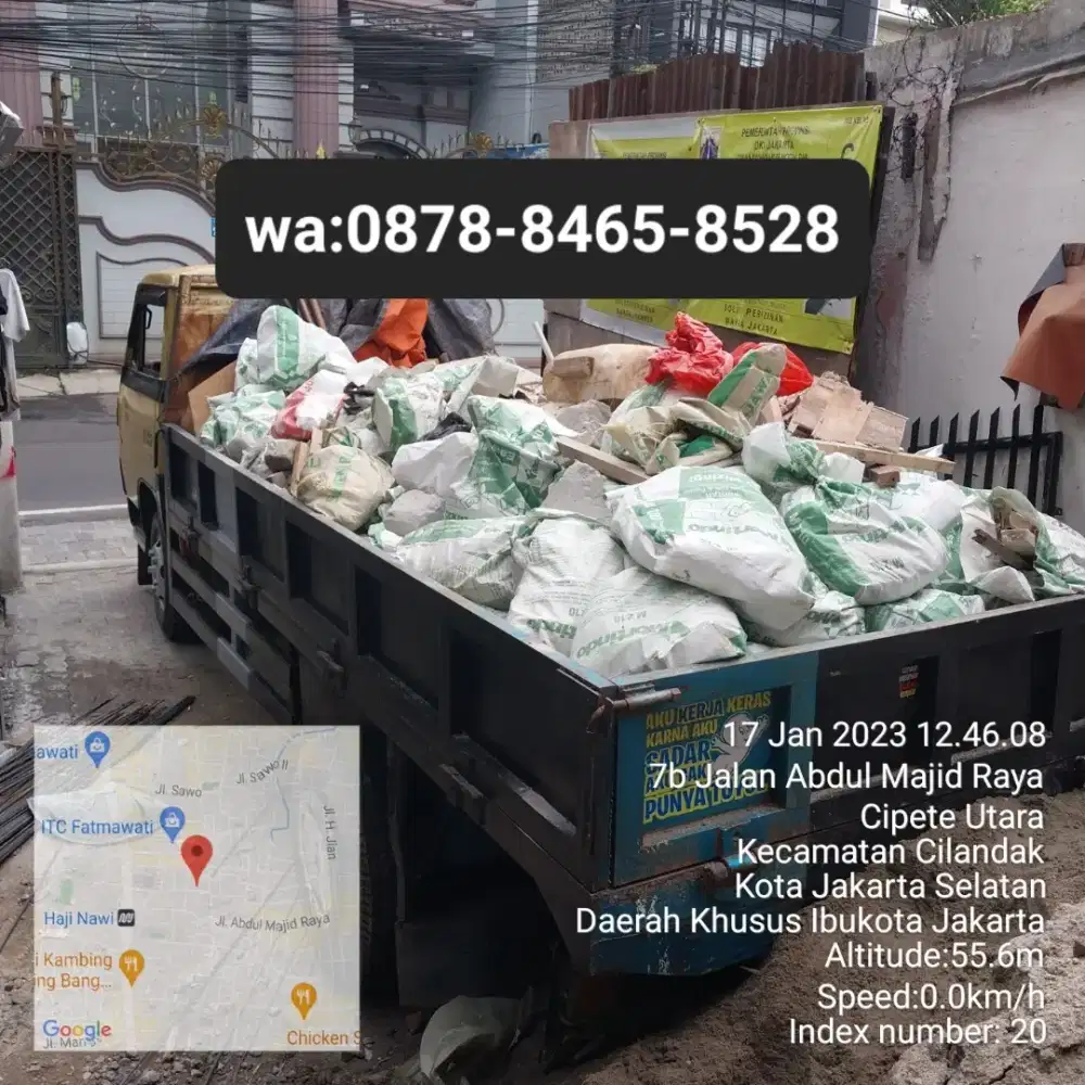 JASA NGKUT SAMPAH BUANG PUING