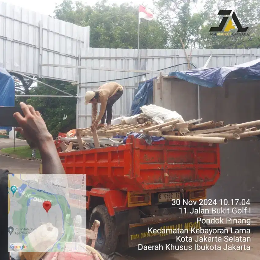 JASA BUANG SAMPAH PROYEK