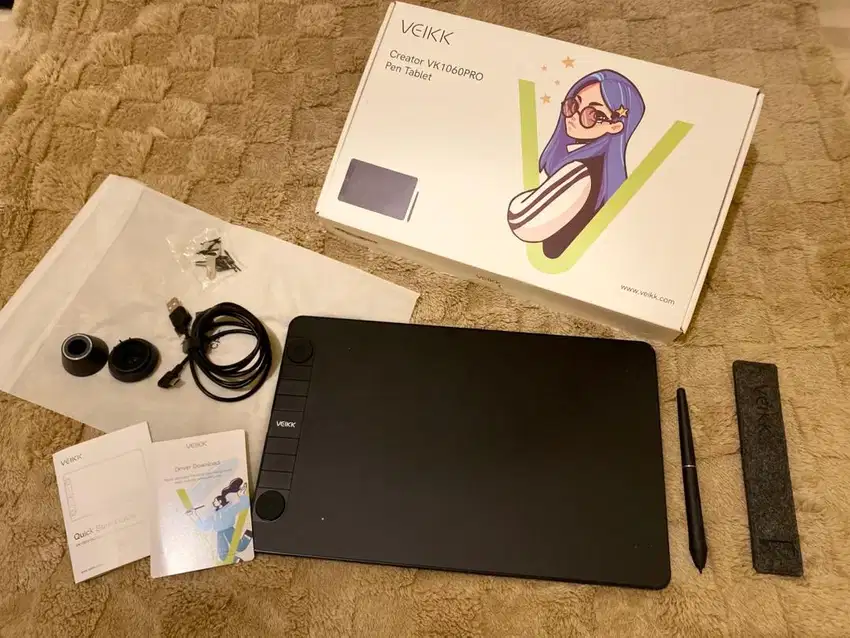 (Secondhand) Drawing Tablet VEIKK VK1060 PRO