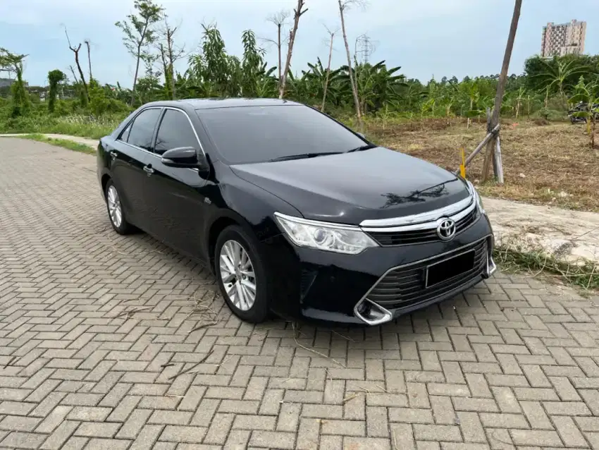 Toyota Camry 2.5 V 2016 Hitam Istimewa Skli Siap Pakai Pajak Hidup