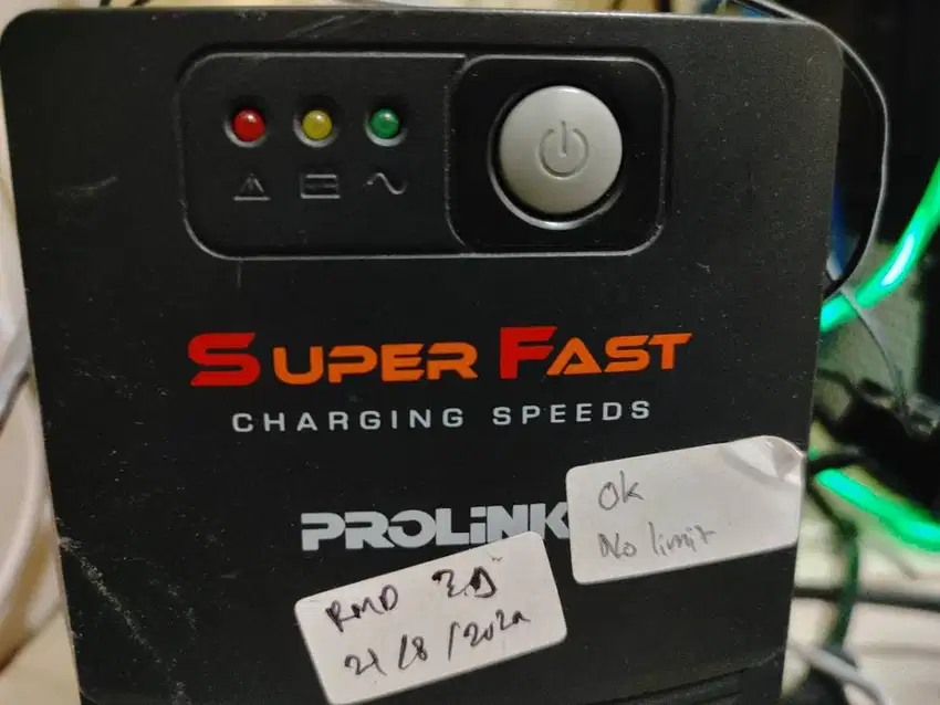 UPS PROLINK Super Fast PRO700SFC tanpa limit bypass aki external