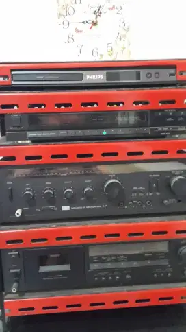 Amplifier, DVD , tape deck nakamichi