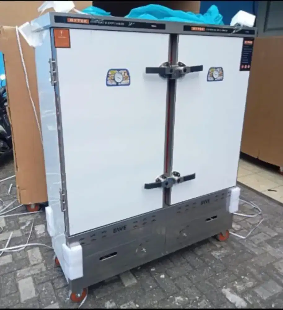 Rice Steamer mesin kukus 24 Tray Otomatis